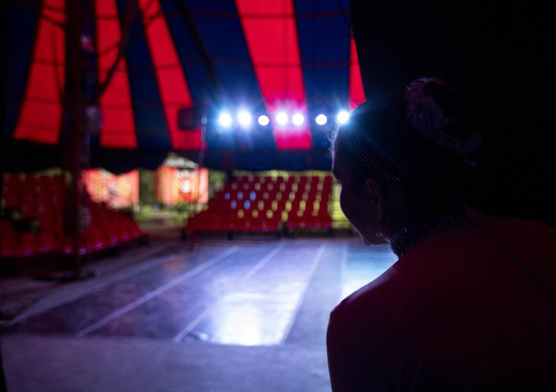 Allí recrean fragmentos de sus rutinas cada domingo. Foto: Camilo Suárez