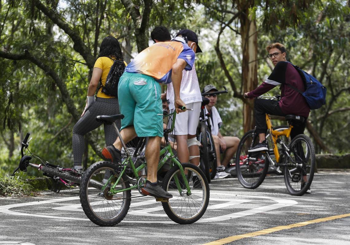 Este pulmón de la ciudad de Medellín, reabrió sus puertas para el disfrute de forma responsable de todos los ciudadanos. Foto: Manuel Saldarriaga Quintero.