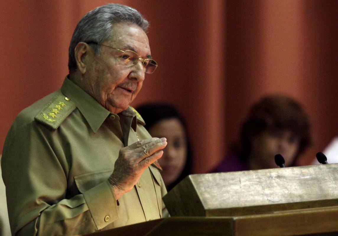 Raúl Castro, presidente de Cuba.