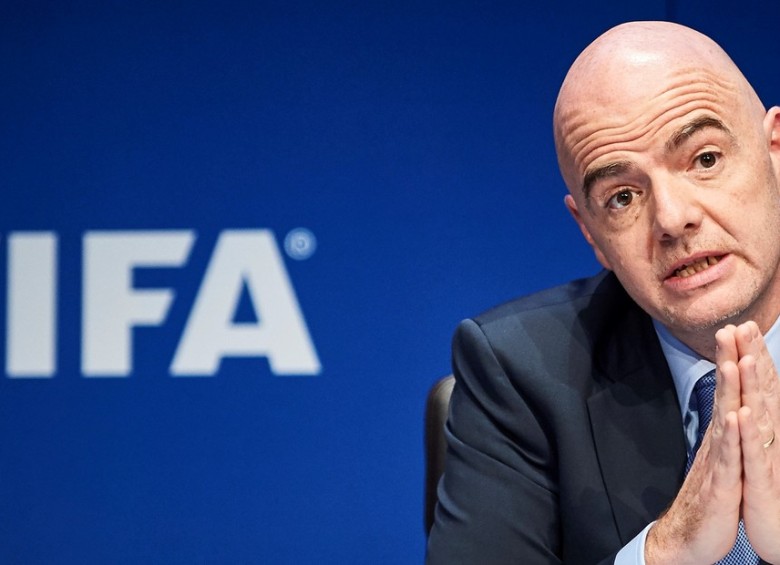 Gianni Infantino, presidente de la Fifa. FOTO AFP