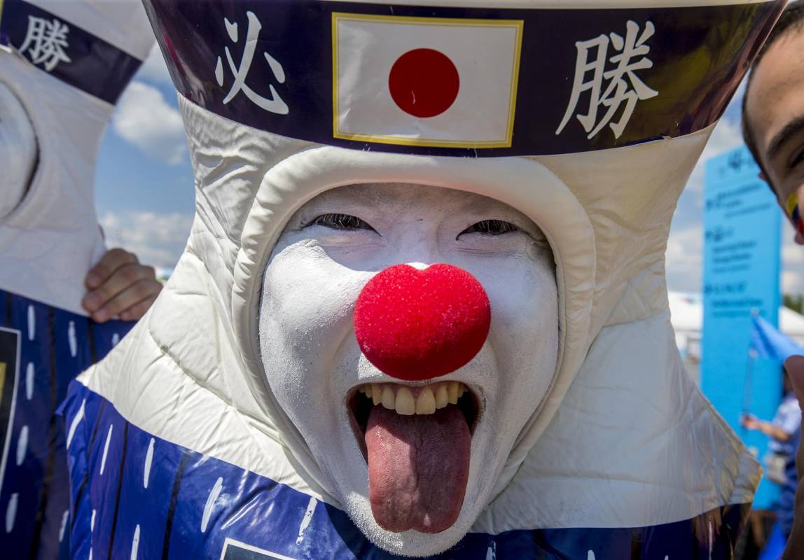 El Mordovia Arena es el escenario del debut de la selección Colombia, allí llegan miles de colombianos que han viajado desde diferentes partes del mundo para ver al equipo tricolor frente a Japón. Foto: Juan Antonio Sánchez, Enviado especial