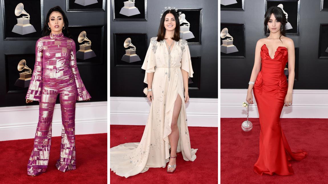 Kali Uchis, Lana del Rey y Camila Cabello. ¿A cuál le fue mejor? Las apuestas son por Camila Cabello. FOTOS AFP
