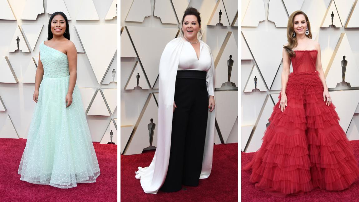 Yalitza Aparicio, Melissa McCarthy y Marina de Tavira, nominadas esta noche en las categorías de actrices principales y de reparto. FOTOS AFP