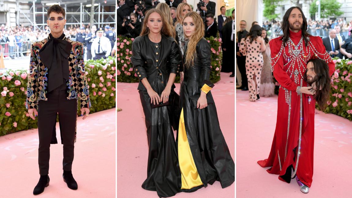 Darren Chris, las hermanas Olsen y Jared Leto. FOTOS AFP