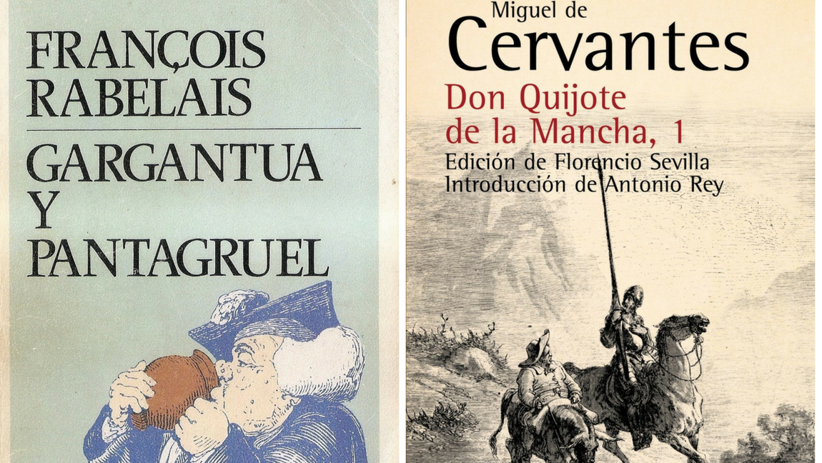 Quienes prefieren clásicos, Gargantúa y Pantagruel, de Rabelais, cuenta la historia cómica y épica de dos gigantes a quienes todo, incluso la comida, les sirve por cantidades astronómicas, y Don Quijote de la Mancha, de Miguel de Cervantes, nunca pasará de moda. Fotos Cortesía.