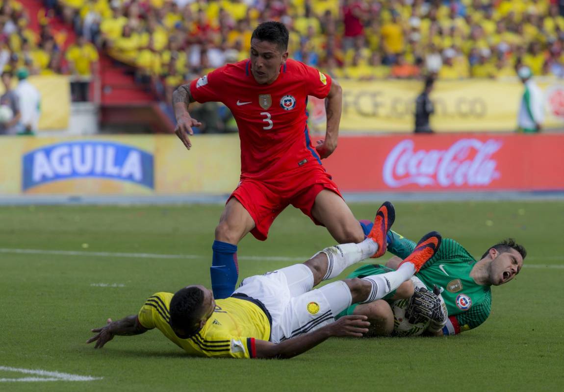 El delantero de Atlético Nacional, Miguel Ángel Borja, debutó con la Selección absoluta. FOTO Juan Antonio Sánchez