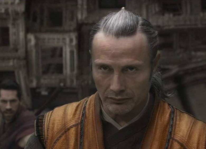 Así lució Mikkelsen en la cinta Doctor Strange en la que encarnó al malvado Kaecilius. FOTO Cortesía Marvel
