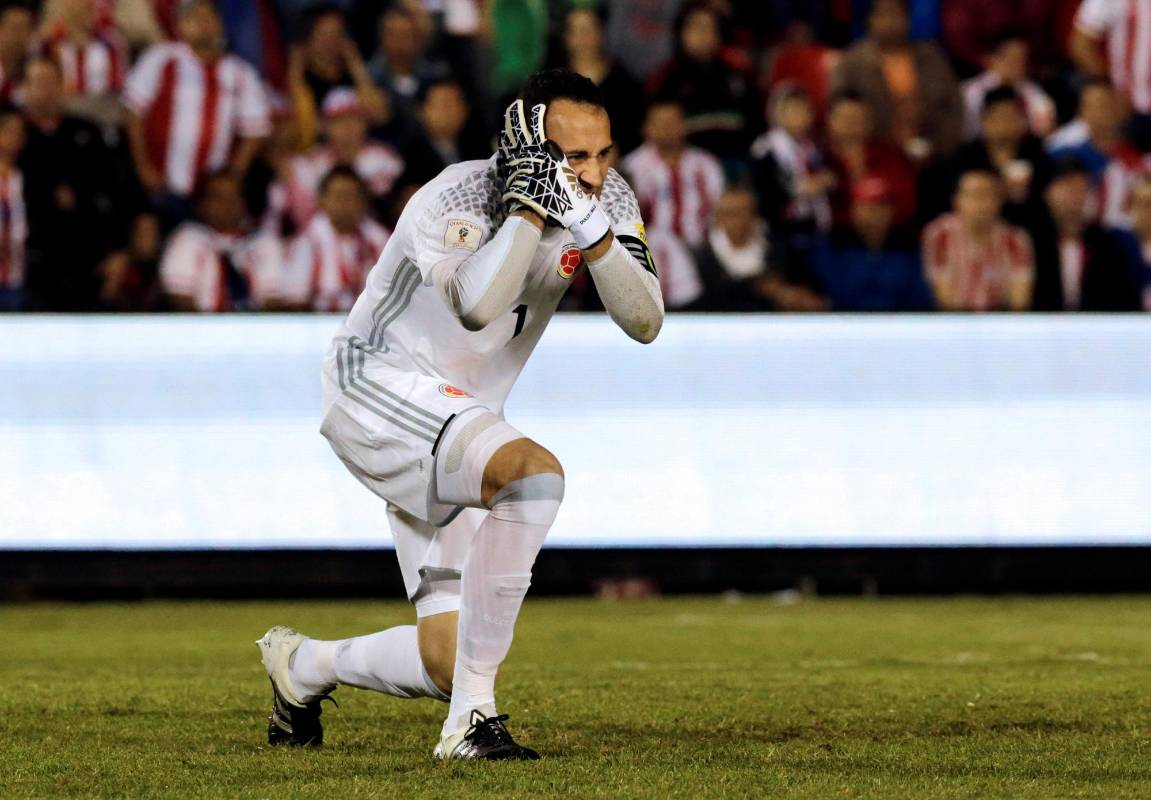 David Ospina lideró al conjunto colombiano desde el arco. FOTO REUTERS