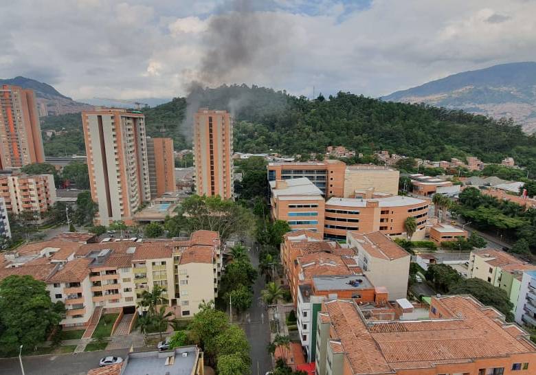 La llamada que alertó a las autoridades se recibió a las 4:56 p.m Foto: cortesía Guardianes Antioquia