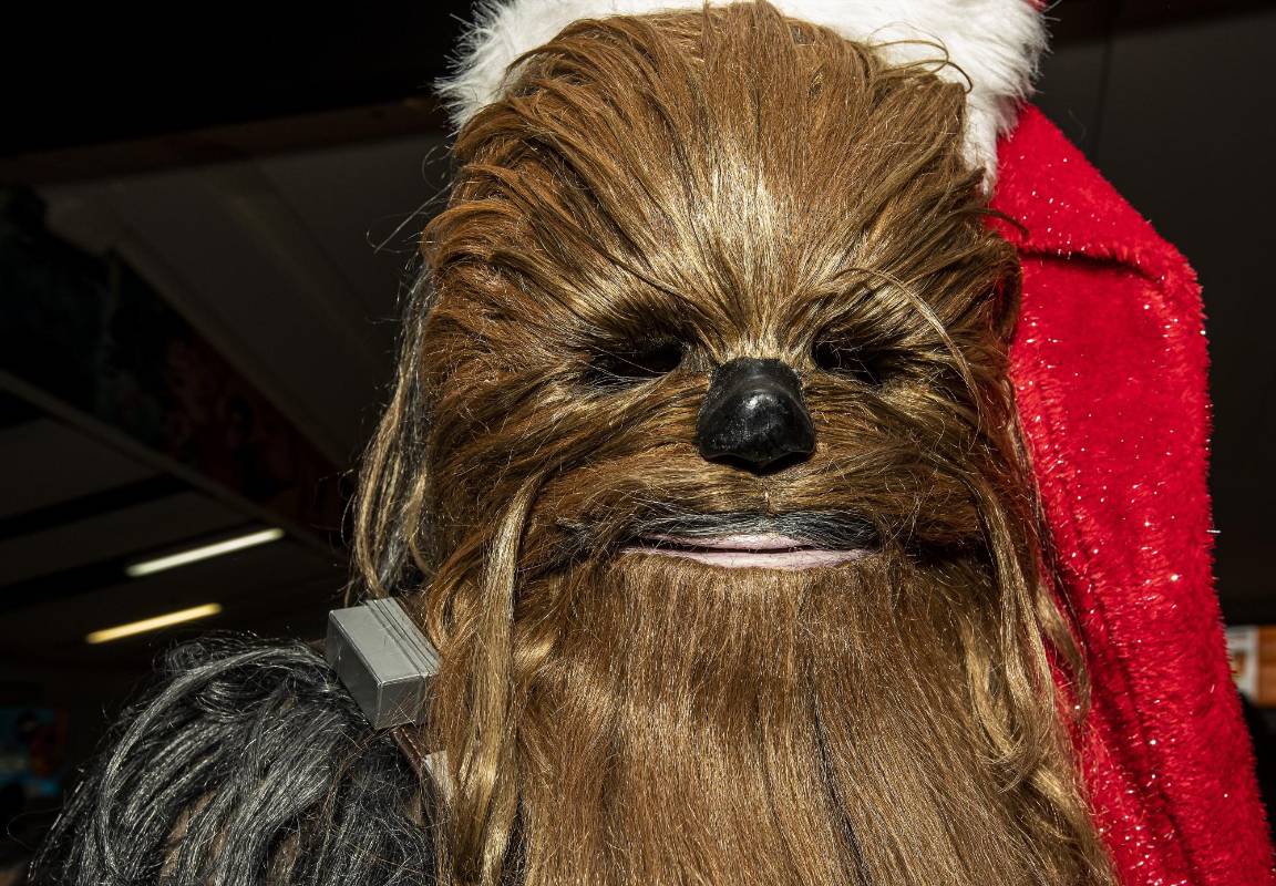 Detalles del traje de Chewbacca. FOTO Jaime Pérez