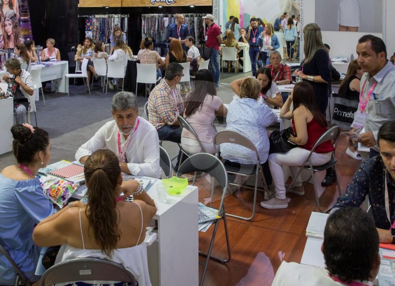 Por tres días, Plaza Mayor fue centro de negocios del sector textil, confección, diseño y moda de América Latina, con la feria Colombiatex. FOTOS edwin bustamante