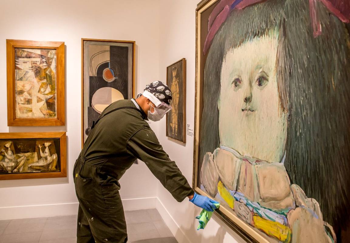 En las salas del Museo de Antioquia encontraran las obras del maestro Botero y de otros artistas antioqueños. Foto: Juan Antonio Sánchez