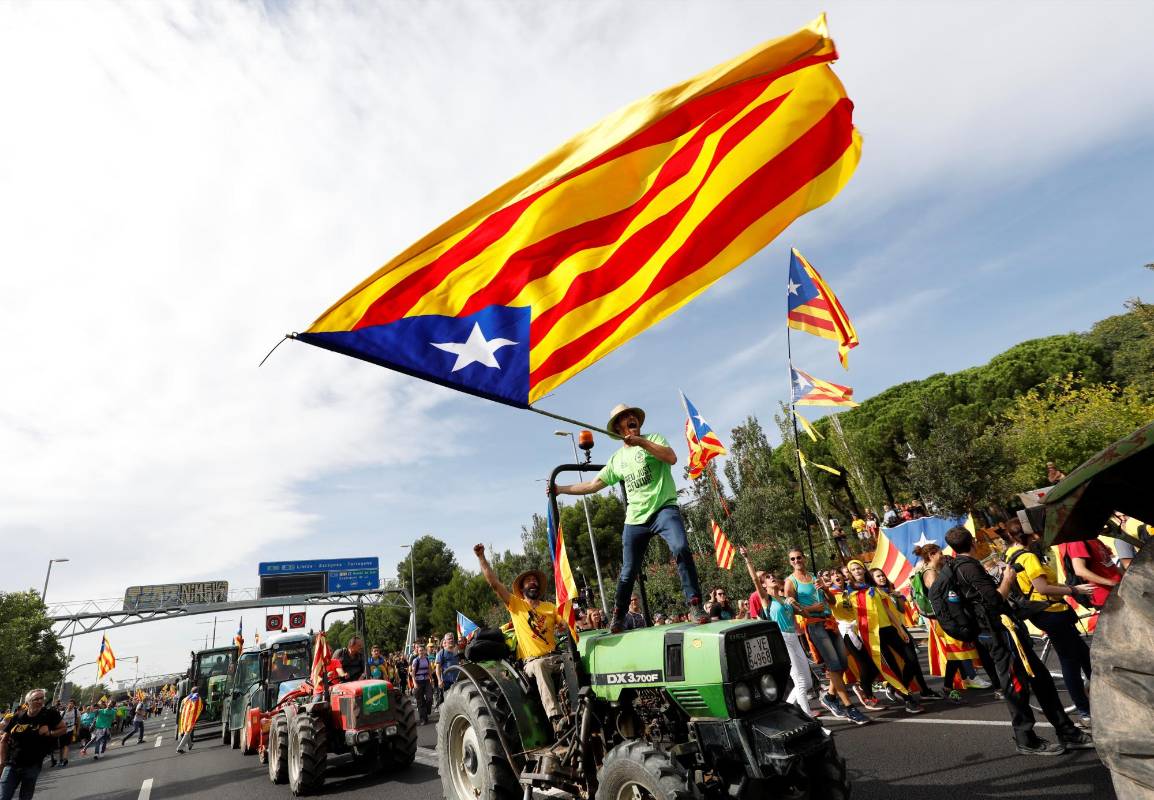 La peor parte de la decisión del Tribunal Supremo la llevó el exnúmero dos del gobierno separatista, Oriol Junqueras, condenado a 13 años por sedición y malversación. FOTO Reuters