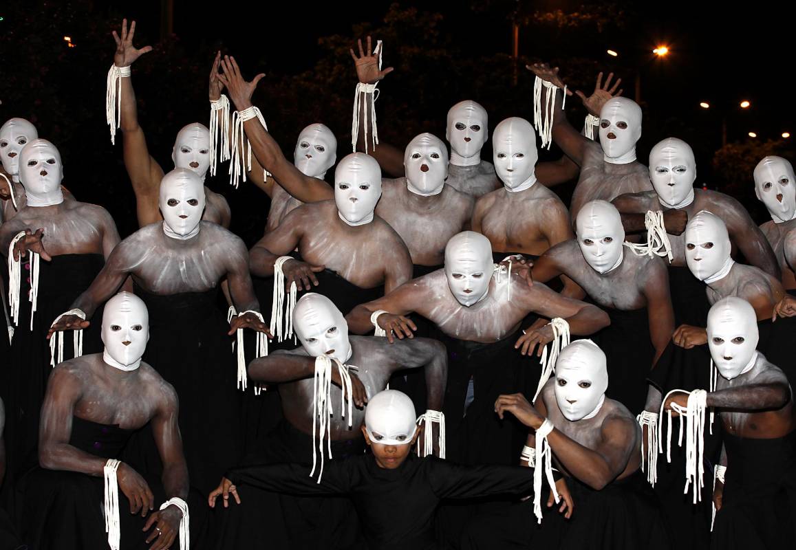 Más de 800 artistas de Medellín, municipios de Antioquia y algunos pueblos del país acudieron a esta cita con el folklor. Foto Henry Agudelo