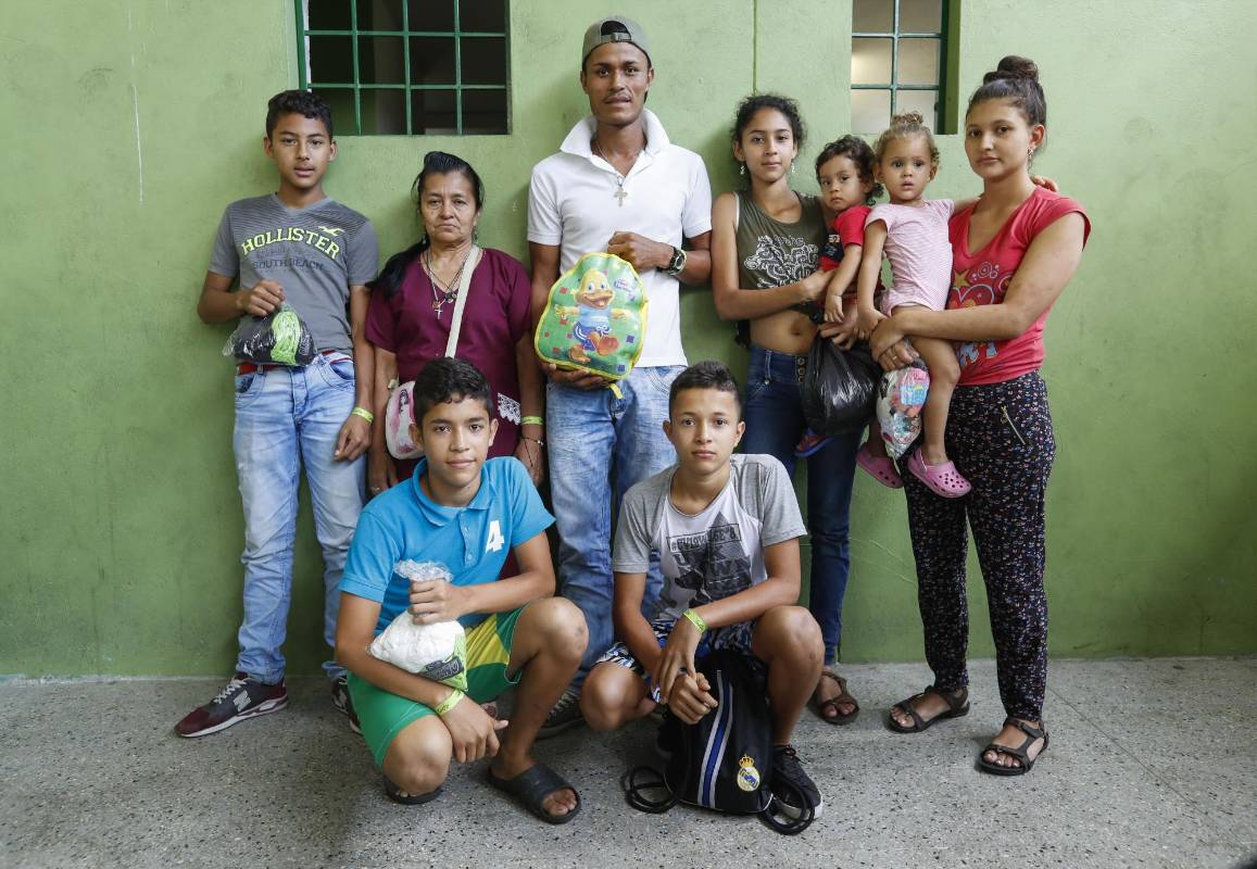 Familia Chancies Mazo. Foto: Manuel Saldarriaga 