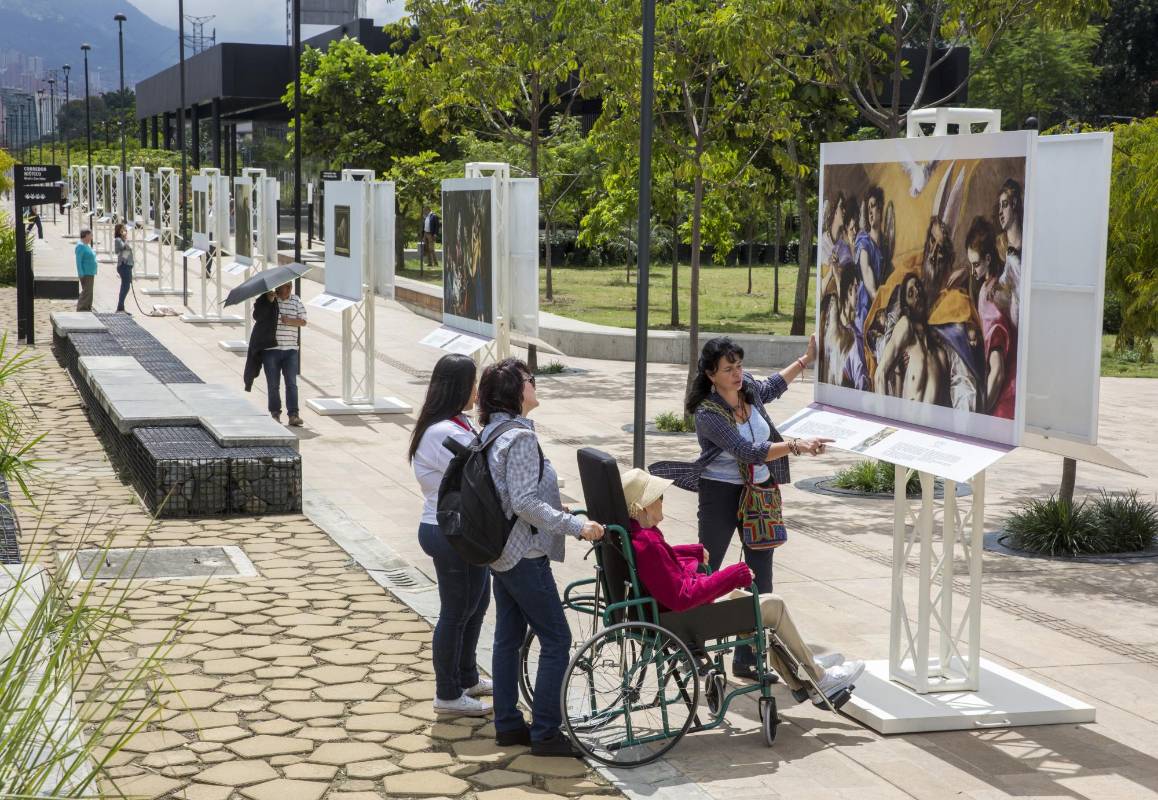 Todas las obras hacen parte de las colecciones del Museo del Prado, la muestra consta de 53 reproducciones de las obras originales. Foto: Edwin Bustamante.