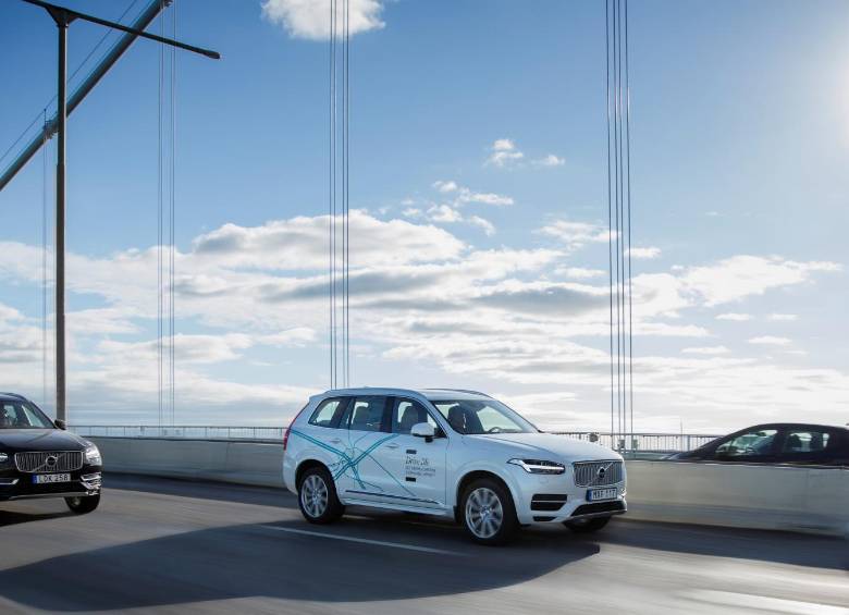 El desarrollo de vehículos sin conductor también propicia alianzas entre automotrices y firmas de tecnología. FOTO cortesía volvo