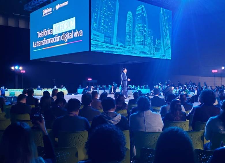Fabián Hernández, CEO de Telefónica, dijo que el reto más grande es incorporar a las pequeñas empresas. FOTO: Cortesía
