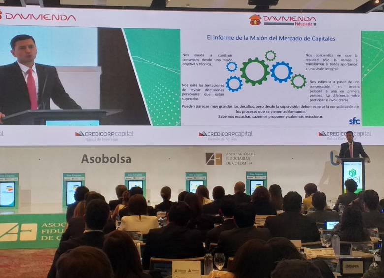 Hoy se clausura en Bogotá el congreso “El futuro del mercado de capitales”, organizado por Asofiduciarias, Asobolsa y la BVC. Foto: Ferney Arias