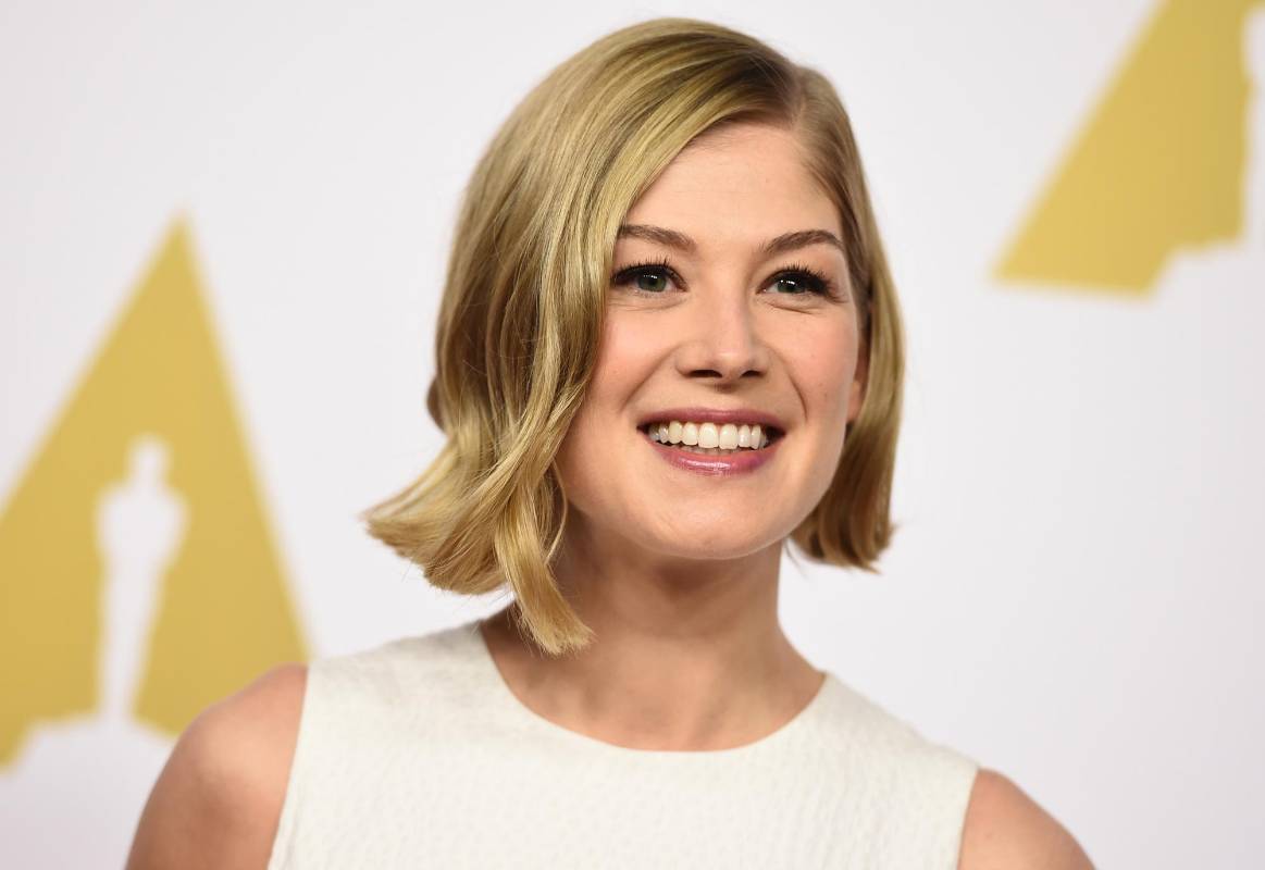 Rosamund Pike está nominada a mejor actriz por su papel en Perdida. FOTO Reuters