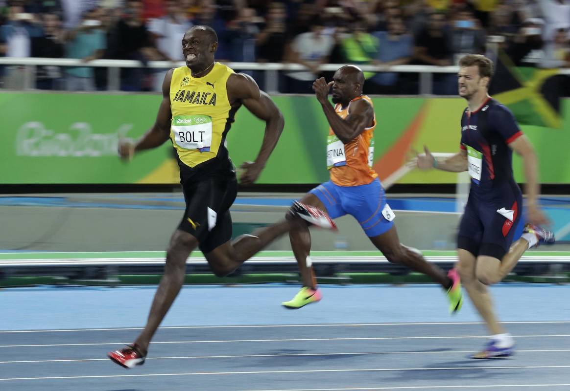 Para los demás atletas es muy difícil alcanzar a Bolt. FOTO AP