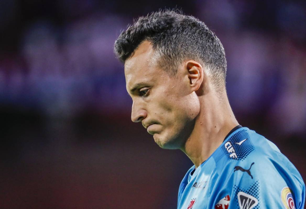 David González muestra en su cara la amargura de la eliminación. Foto: Robinson Sáenz Vargas