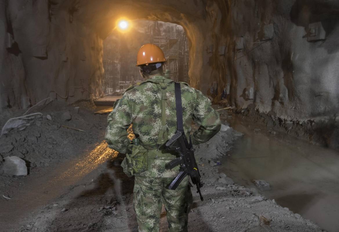 Las excavaciones en Hidroituango ya alcanzaron los 315 metros de profundidad. La primera turbina dará energía en diciembre de 2018. FOTOS DE DONALDO ZULUAGA