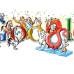 Tomado de web - Clausura Pek&#237;n 2008 - El gigante tecnol&#243;gico cre&#243; distintas im&#225;genes conmemorativas de los deportes participantes de las justas de verano. Registramos los que fueron presentados en Pek&#237;n 2008 y los de Londres 2012.