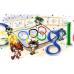 Tomado de web - Inauguraci&#243;n Beijing 2008 - El gigante tecnol&#243;gico cre&#243; distintas im&#225;genes conmemorativas de los deportes participantes de las justas de verano. Registramos los que fueron presentados en Beijing 2008 y los de Londres 2012.