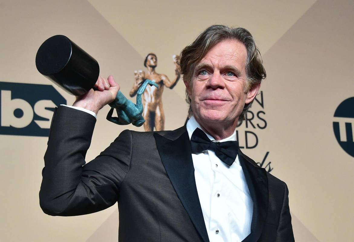 Mejor Actor en serie comedia - William H. Macy (Shameless). FOTO AFP