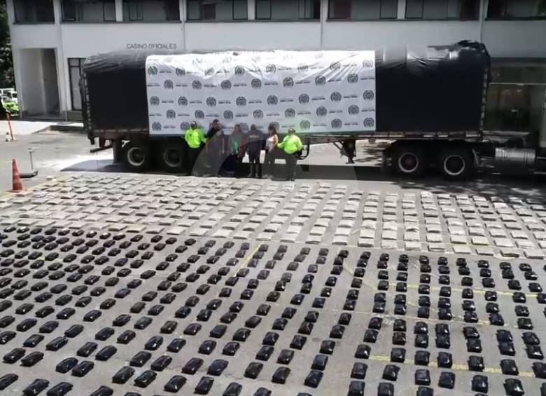 Con la carga incautada se podrían fabricar 600 mil dosis del alucinógeno. FOTO CORTESÍA