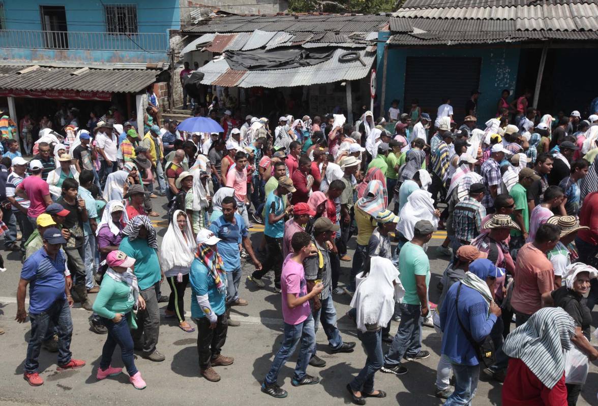 El llamado es para que no los excluyan sino que los incluyan en los códigos mineros ya que familias completas del Bajo Cauca viven de la minería. FOTO MANUEL SALDARRIAGA