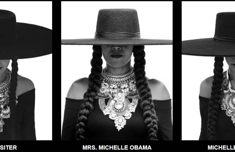 Así se ven las mujeres vestidas como Beyoncé en Formation. FOTO: página web de Beyoncé. 