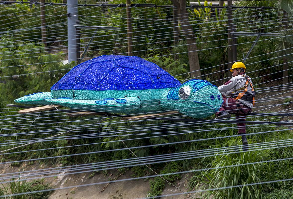 También habrá alumbrados navideños de EPM en Alejandría, Angelópolis, Arboletes, Betulia, Caramanta, Cocorná, Copacabana, Dabeiba, Liborina, Puerto Berrío, Sabanalarga, Santo Domingo y Valdivia. Además, en el corregimiento de Puerto Valdivia. FOTO JUAN ANTONIO SÁNCHEZ OCAMPO