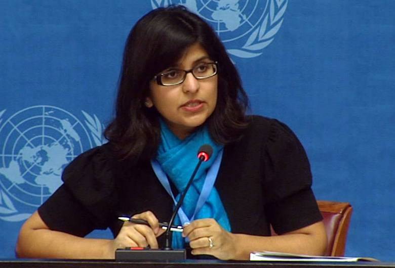 Ravina Shamdasani, portavoz de la Oficina del Alto Comisionado de naciones Unidas para los Refugiados. FOTO: ONU