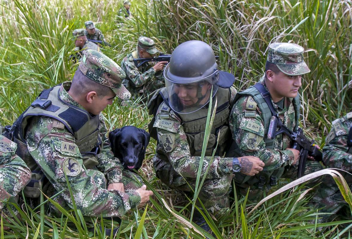 Entre los años 70 y 80, la guerrilla del Eln comenzó a copiar el uso de prácticas con explosivos desarrolladas en la guerra de Vietnam. Foto: Juan Antonio Sánchez.