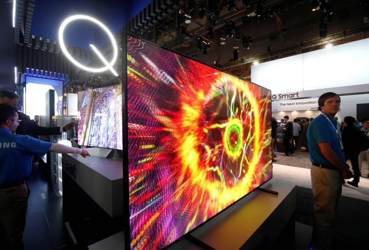 Televisor QLED de Samsung Electronics. FOTO Reuters