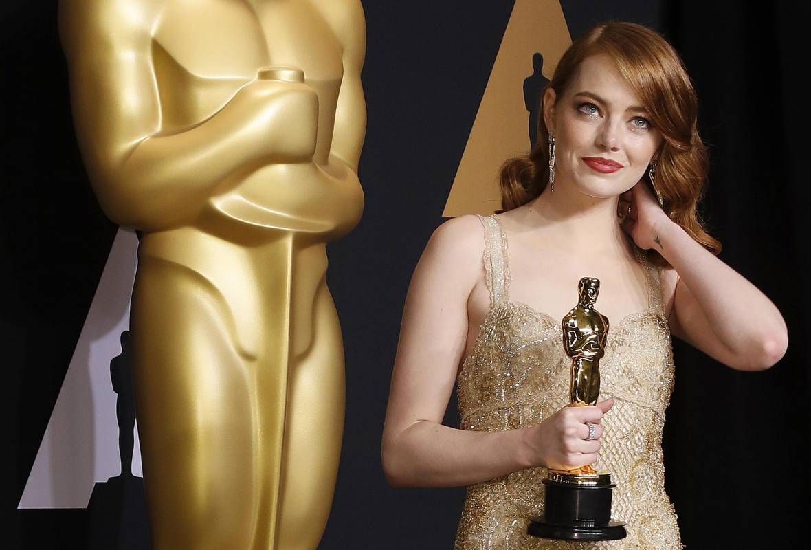 Emma Stone es la mejor actriz por su papel en La La Land. FOTO EFE