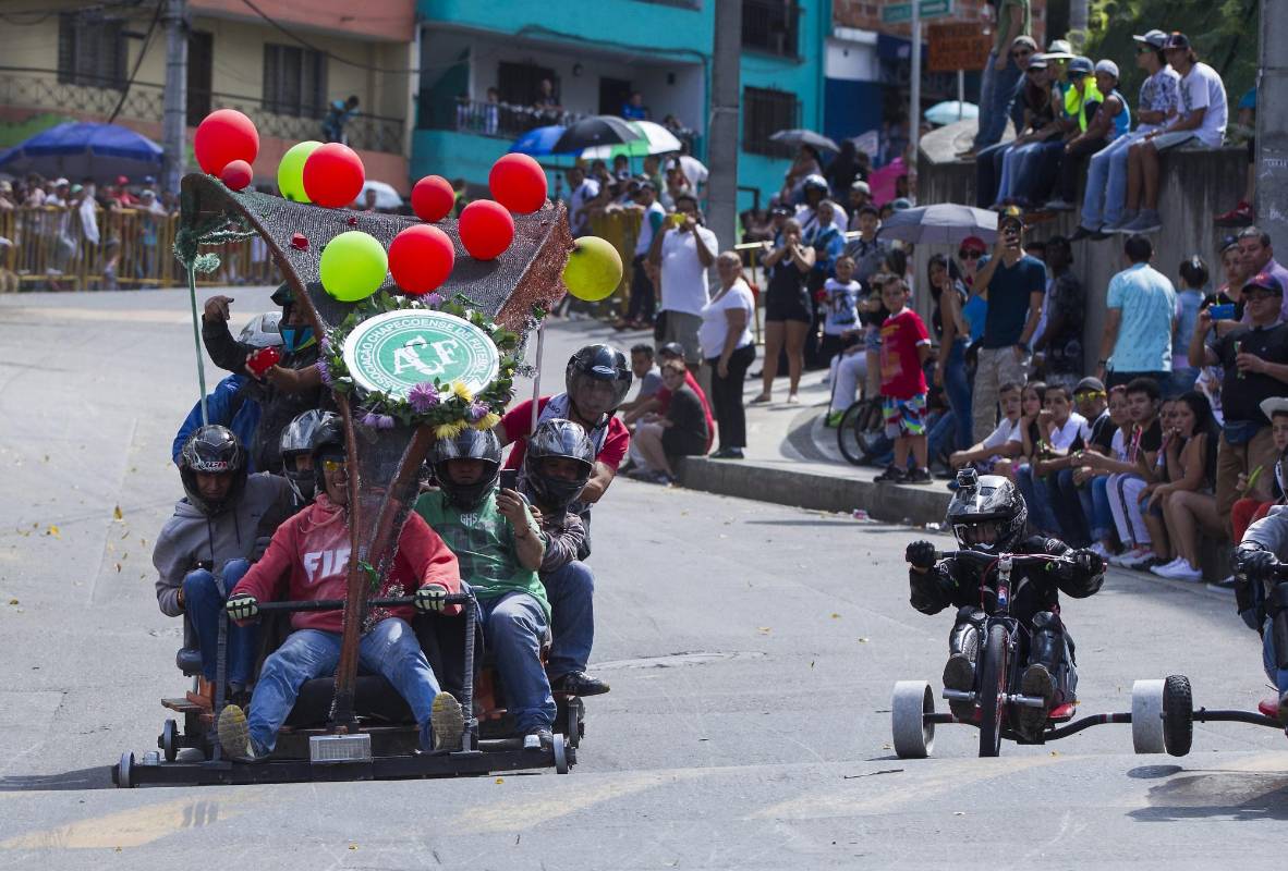 Fueron 14 kilómetros llenos de adrenalina y diversión. FOTO Jaime Pérez 