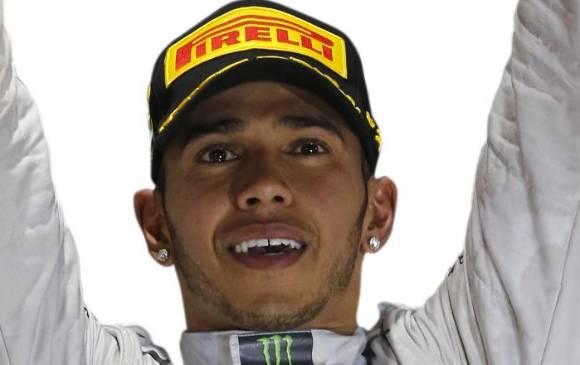 Lewis Hamilton, campeón mundial de F-1. FOTO AP