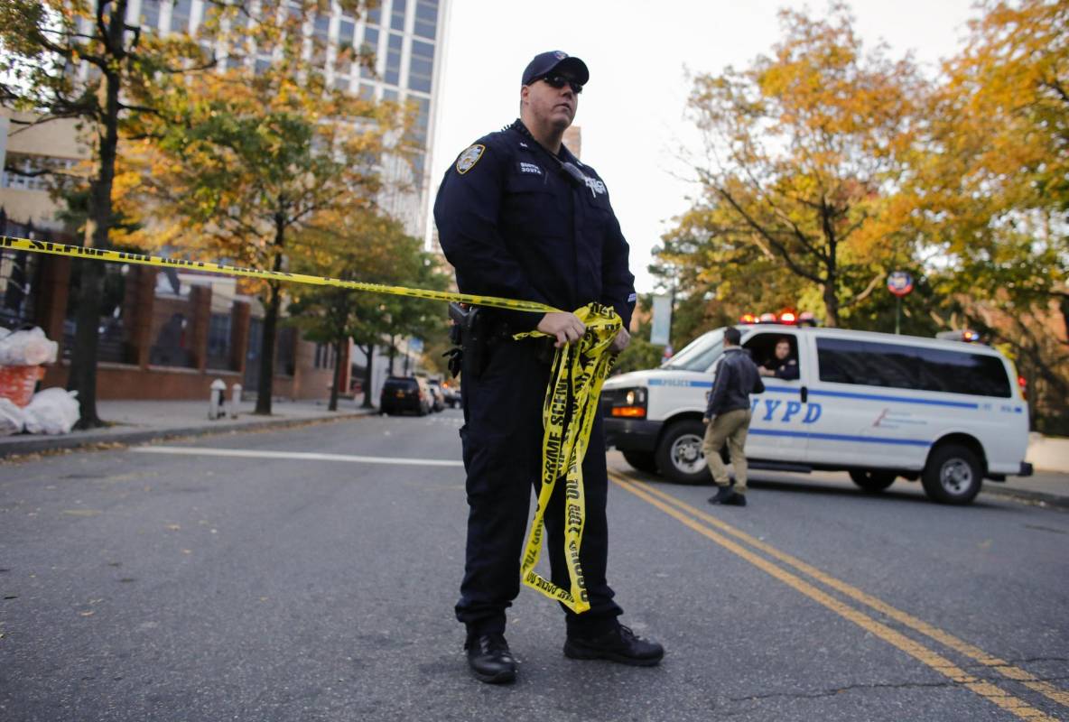 El alcalde de Nueva York, Bill de Blasio, calificó los hechos como una “horrible tragedia”. FOTO AFP