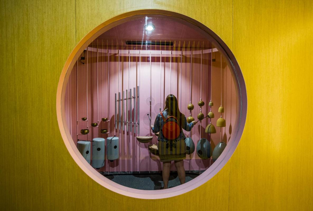 Son 30 experiencias interactivas en la nueva sala del Parque Explora, en la que se podrá crear y experimentar con las notas musicales. Foto: Jaime Pérez