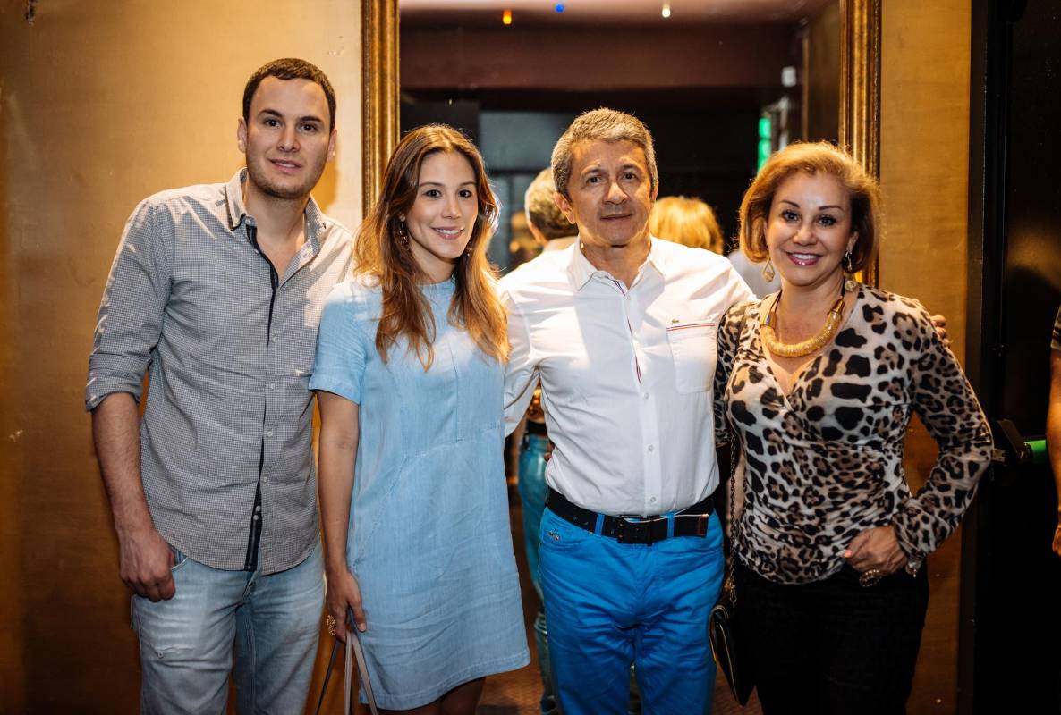 Simón Echavarría, Estefanía Ocampo, Jesús Ocampo y Diana Gómez. Foto Cámara Lúcida.