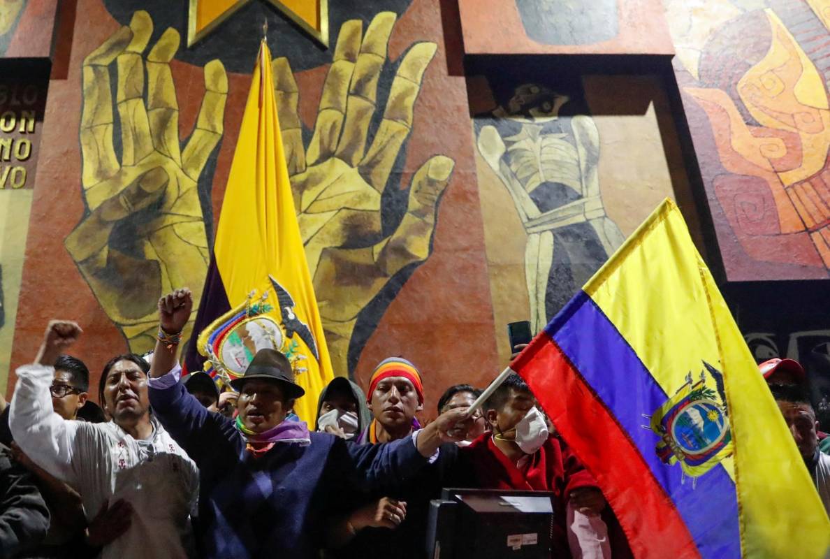 Este miércoles el pulso puede agudizarse. En contra de Lenín Moreno juega la protesta social y la historia de inestabilidad política ecuatoriana que se manifiesta en que Rafael Correa fue el único mandatario reciente que estuvo un periodo completo en el poder. Foto: REUTERS.