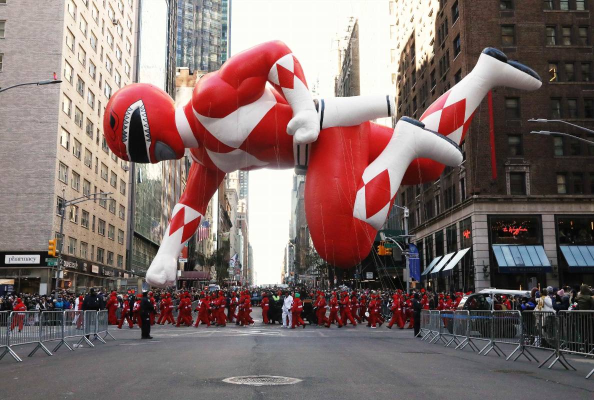 La baja temperatura en este desfile de Acción de Gracias fue de siete grados bajo cero en Central Park, en lo que es la segunda rúa más fría desde que se celebra.