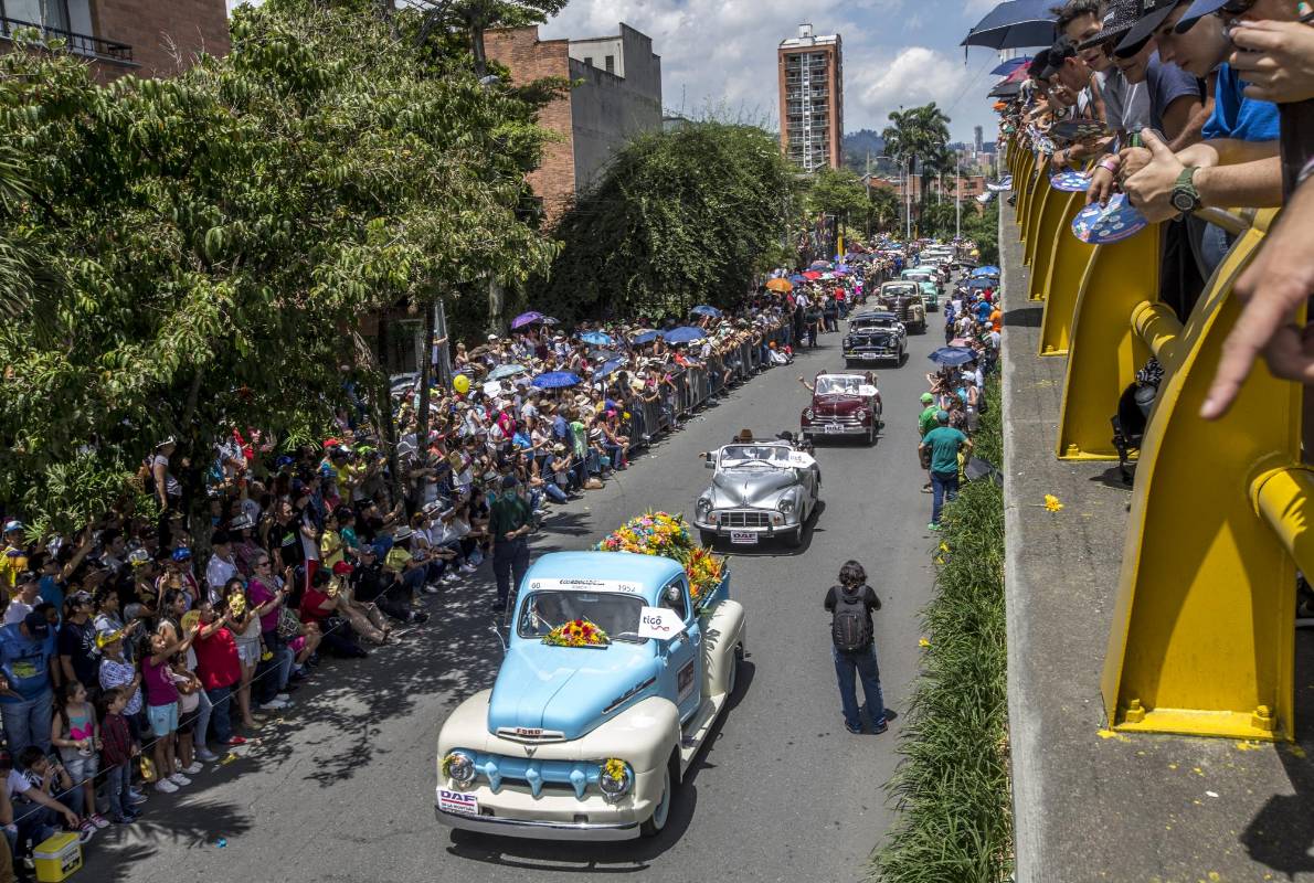 Es uno de los desfiles más llamativos de la Feria de las Flores. FOTO Juan Antonio Sánchez