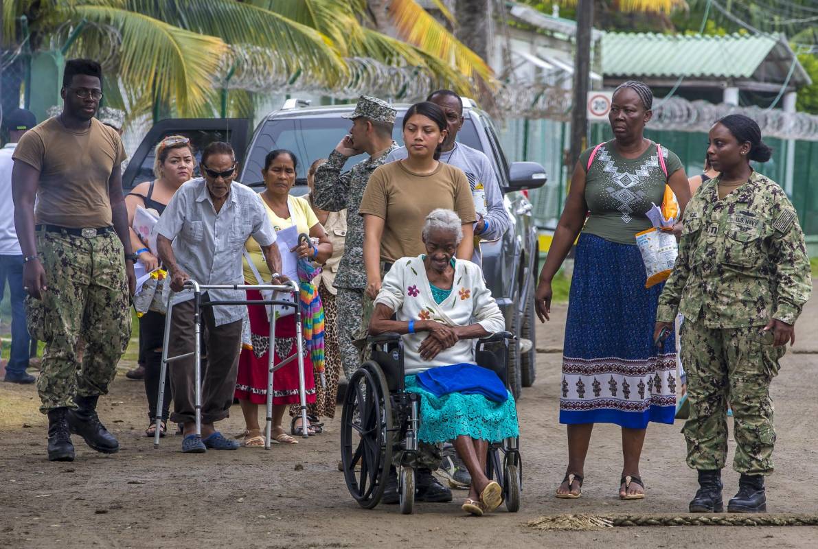 Fueron unos 7.500 pacientes que atendieron en la zona de Urabá durante está misión humanitaria. Foto Juan Antonio Sánchez Ocampo