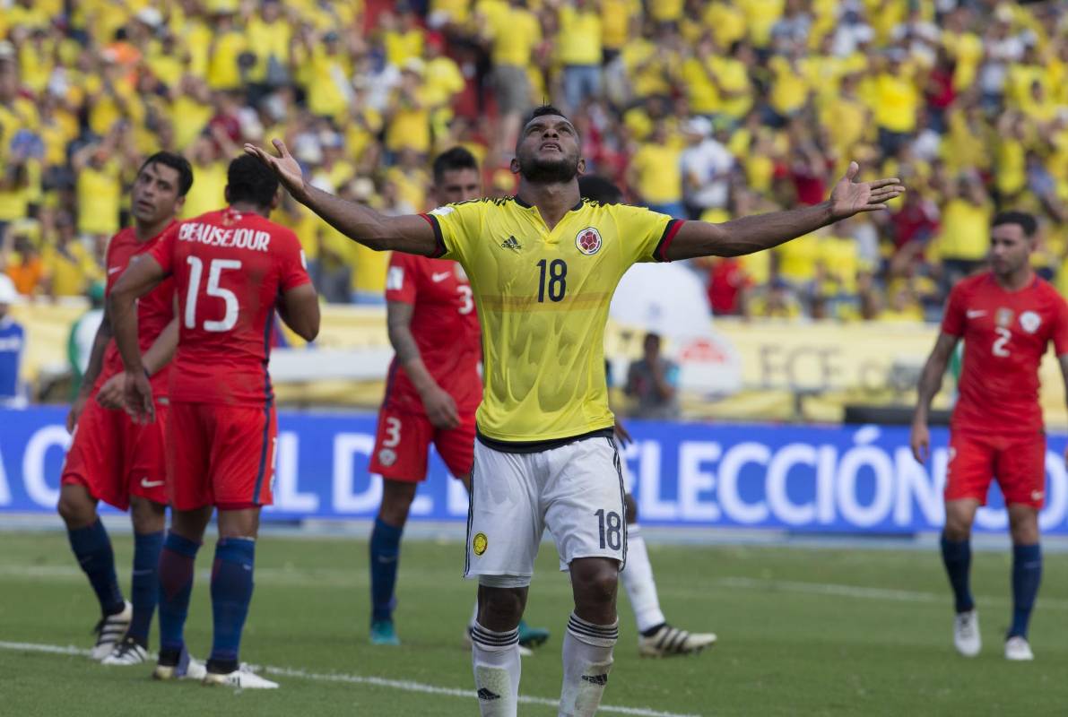 En los 45 minutos que estuvo en la cancha, Miguel Ángel Borja creó dos opciones de gol. FOTO Juan Antonio Sánchez