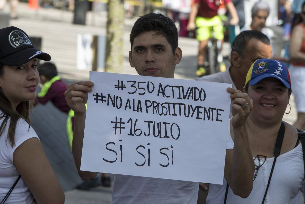 Sólo podían votar quienes tuvieran documento de identidad venezolano. FOTO JAIME PÉREZ