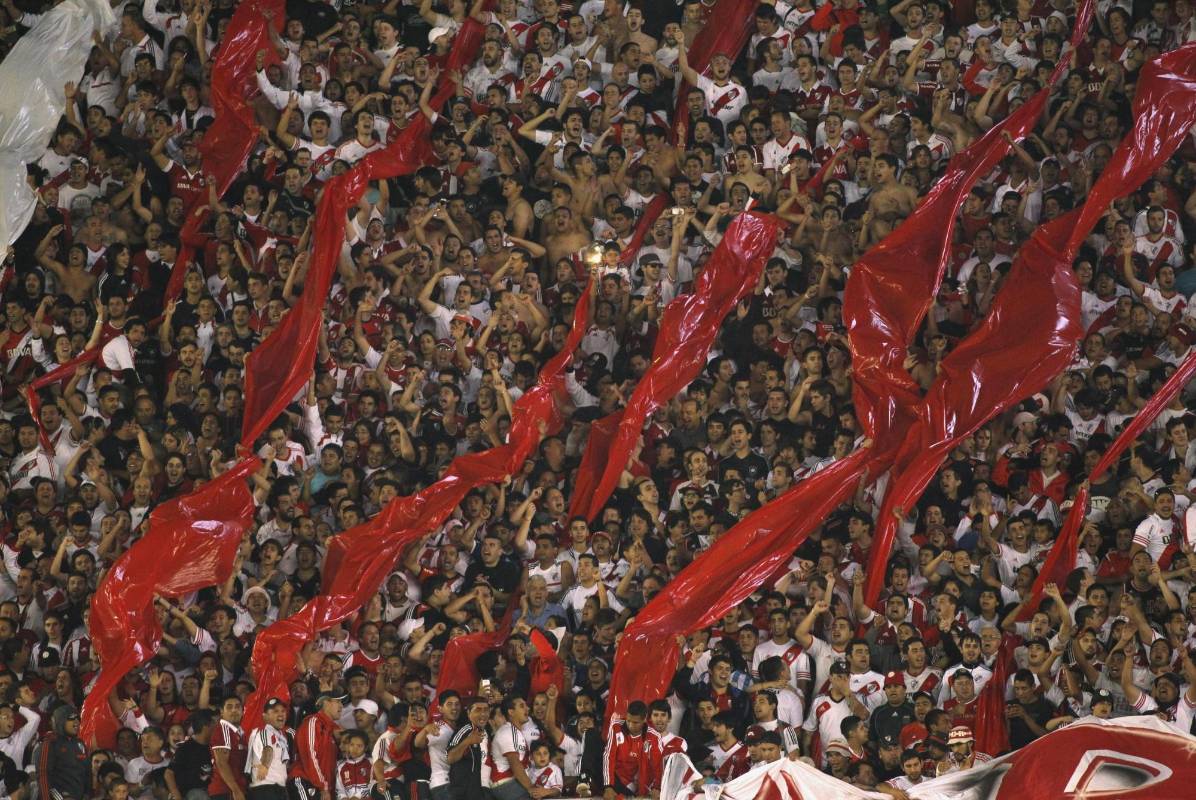 River tuvo todo armado para celebrar la fiesta y finalmente pudo celebrar un título internacional luego de 17 años. FOTO REUTERS
